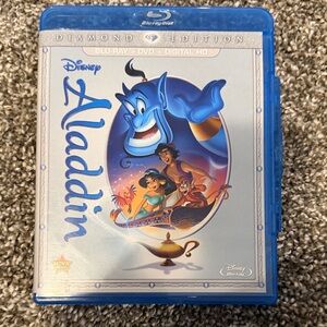Disney Aladdin Diamond Edition Blu-ray with Blue and Gold